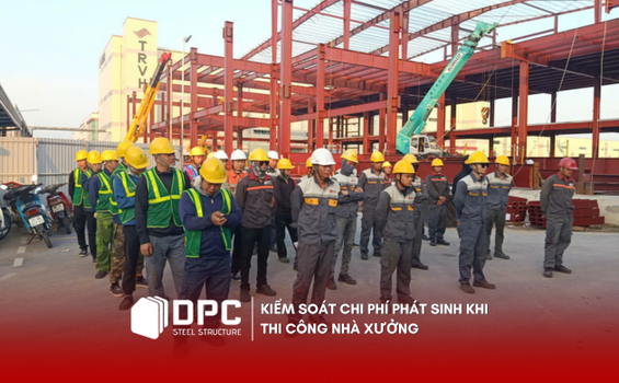 Kiểm soát chi phí phát sinh khi thi công nhà xưởng