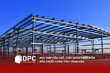 Nhà thép tiền chế: Chìa khóa vàng đón đầu chuỗi cung ứng toàn cầu