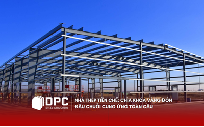 Nhà thép tiền chế: Chìa khóa vàng đón đầu chuỗi cung ứng toàn cầu