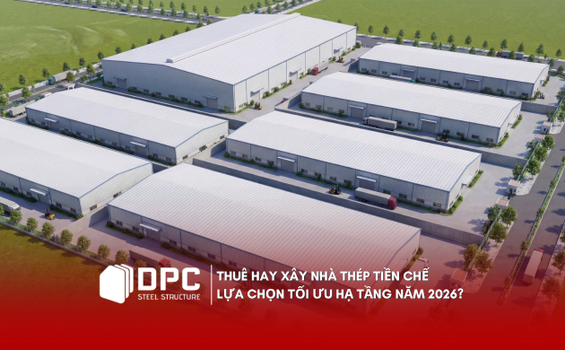 Thuê hay xây nhà thép tiền chế: Lựa chọn tối ưu hạ tầng năm 2026?