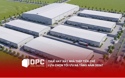 Thuê hay xây nhà thép tiền chế: Lựa chọn tối ưu hạ tầng năm 2026?