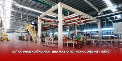 Phân xưởng hàn - Nhà máy Ô tô Thành Công Việt Hưng, Hạ Long