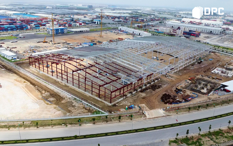 Các cấu kiện chính trong nhà xưởng khung thép của DPC Steel