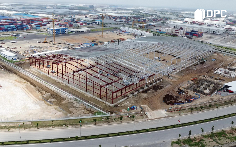 DPC Steel ứng dụng của nhà xưởng tiền chế trong ngành logistics