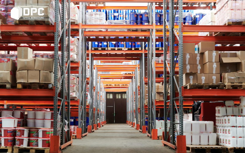 DPC Steel ứng dụng của nhà xưởng tiền chế trong ngành logistics