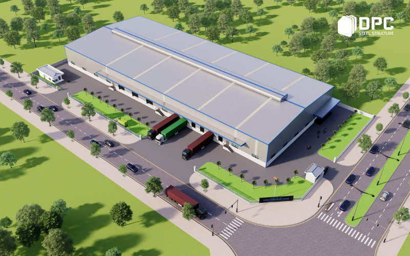 DPC Steel ứng dụng của nhà xưởng tiền chế trong ngành logistics