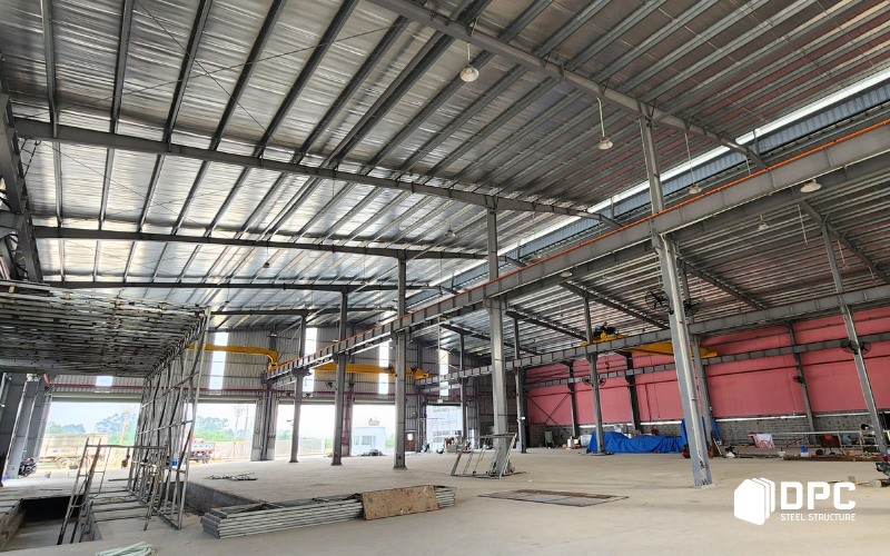 Tối ưu chi phí vận hành và bảo trì nhà thép tiền chế DPC Steel