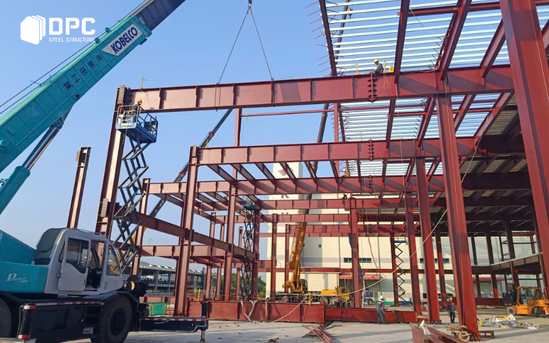 Linh hoạt trong việc mở rộng nhờ nhà xưởng tiền chế của DPC Steel