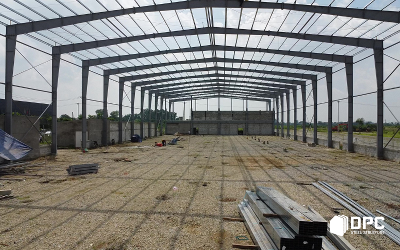 DPC Steel nhà xưởng tiền chế mang lại tính đồng bộ cao