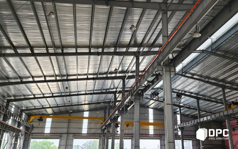 DPC Steel thiết kế và xây dựng nhà xưởng tiền chế cho ngành cơ khí