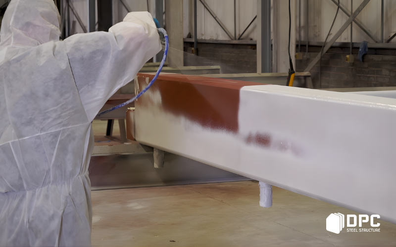 DPC Steel vai trò của lớp sơn chống cháy cho khung nhà thép tiền chế