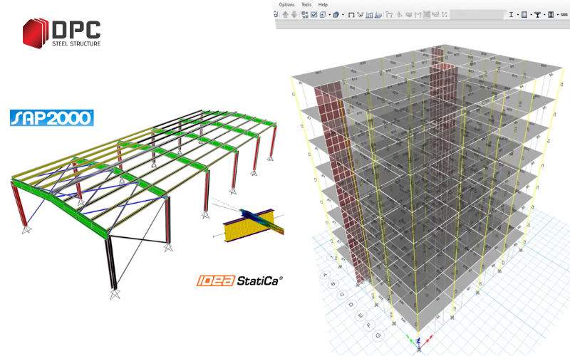 Tìm hiểu những phần mềm thiết kế kết cấu thép chuyên dụng