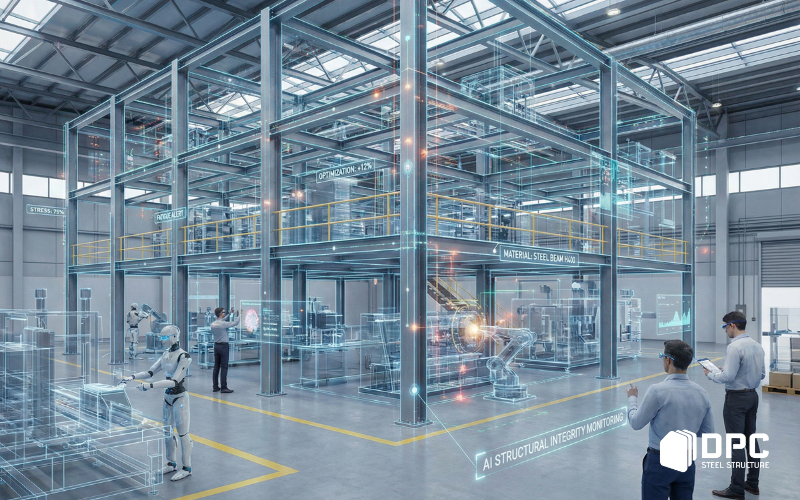 Nhà xưởng công nghiệp tương lai hiện đại