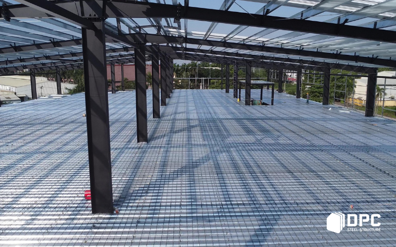 Sàn Deck nhà xưởng tiền chế