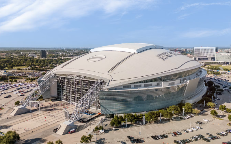 AT&T Stadium (Mỹ) – Mái vòm thép khổng lồ